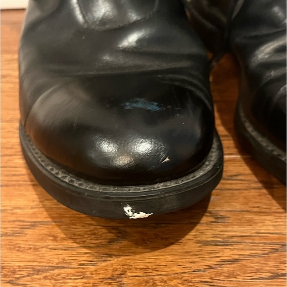 Classic back leather lace up English riding boots. So preppy! GUC! - Picture 6 of 13